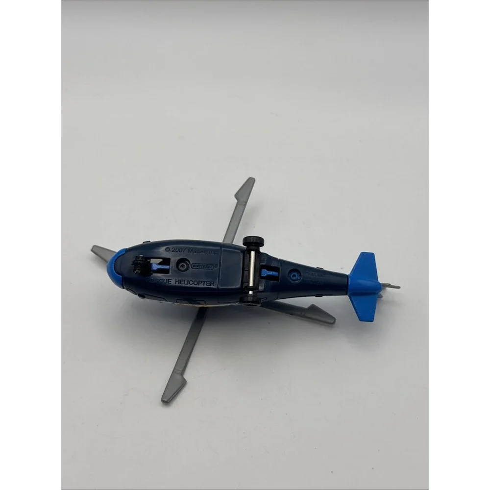 Matchbox rescue helicopter 2007 Bl26-M5 Photo Tours Blue 4.5